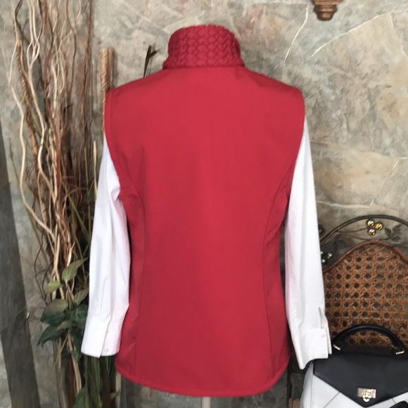 Susan graver 🌹 stunning raspberry rust Red vest - Picture 8 of 13